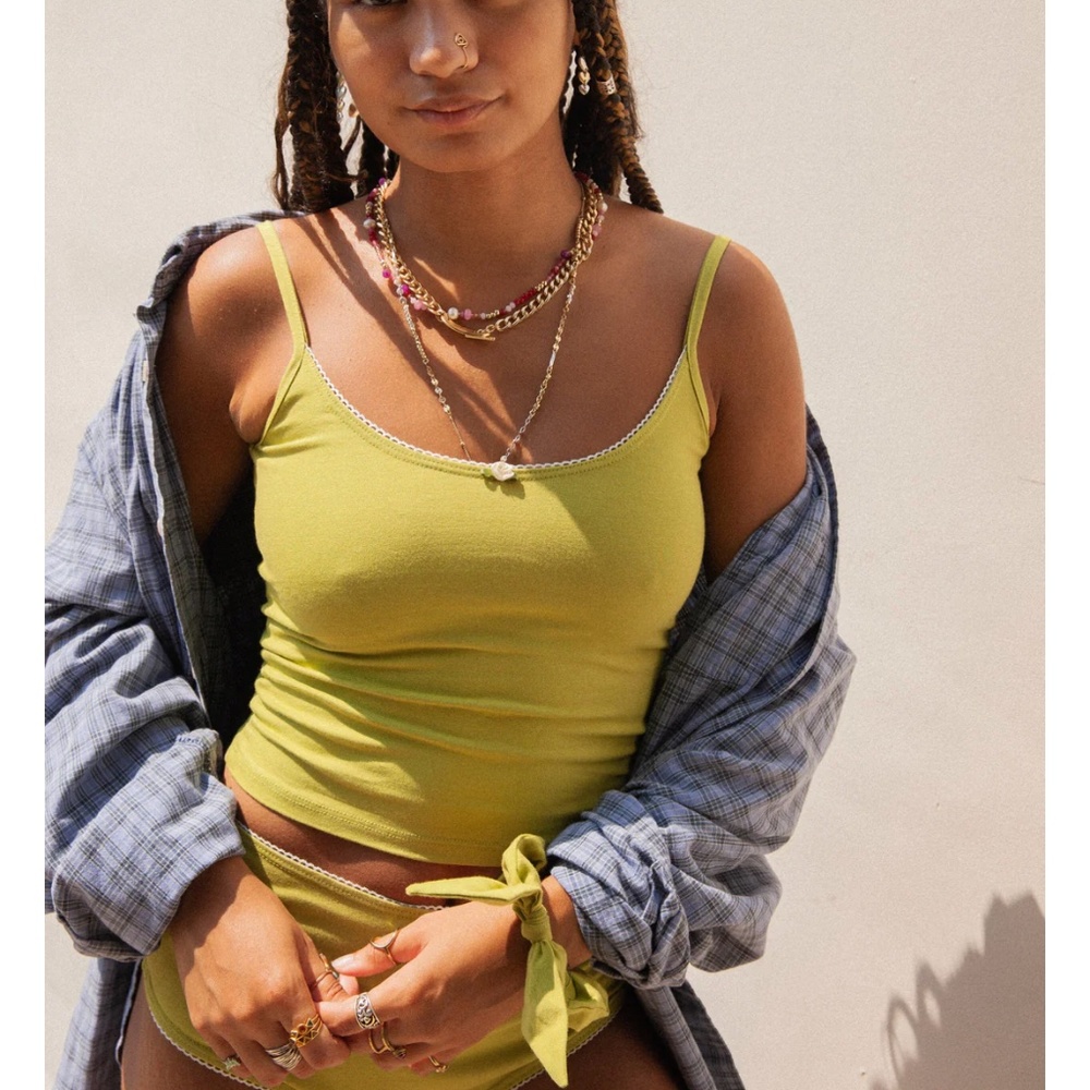 Rat Boi Scooped Back Cami in Avocado